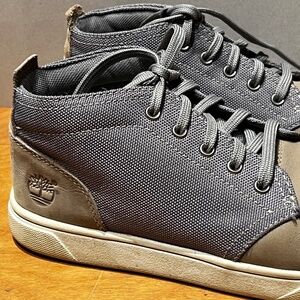 Timberland canvas mid lace up